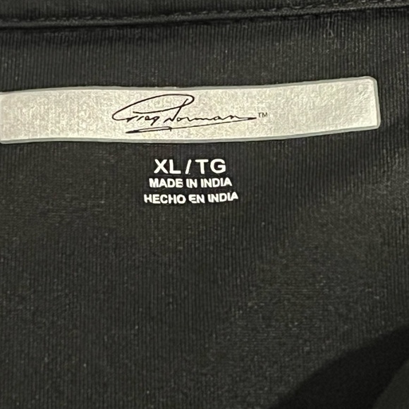 Greg Norman size XL Men's Black Quarter-Zip Shirt - Picture 4 of 5